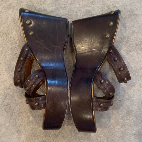 J VINCENT BEAD WEDGES HEELS SIZE 6 - Picture 8 of 10